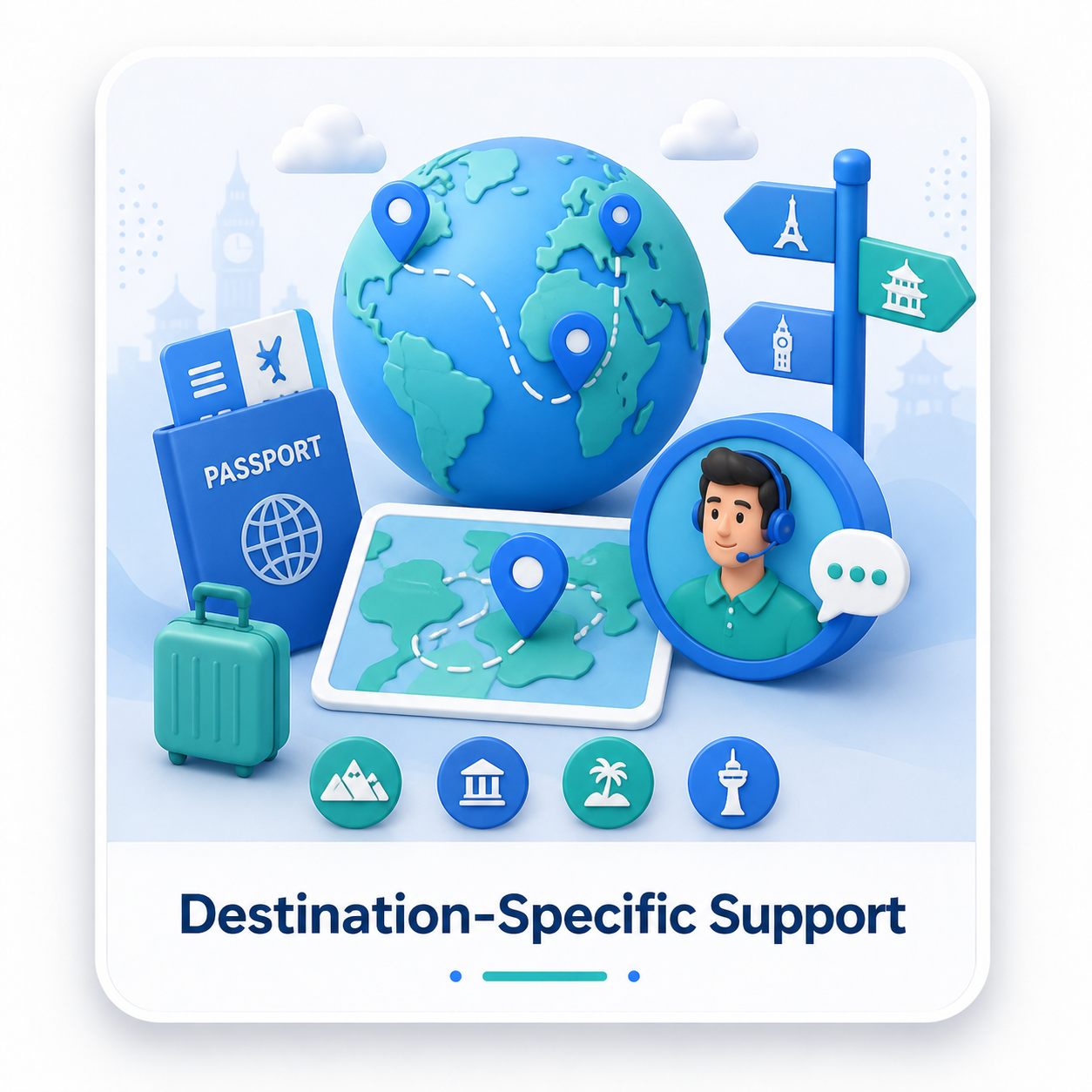 Destination-Specific Support