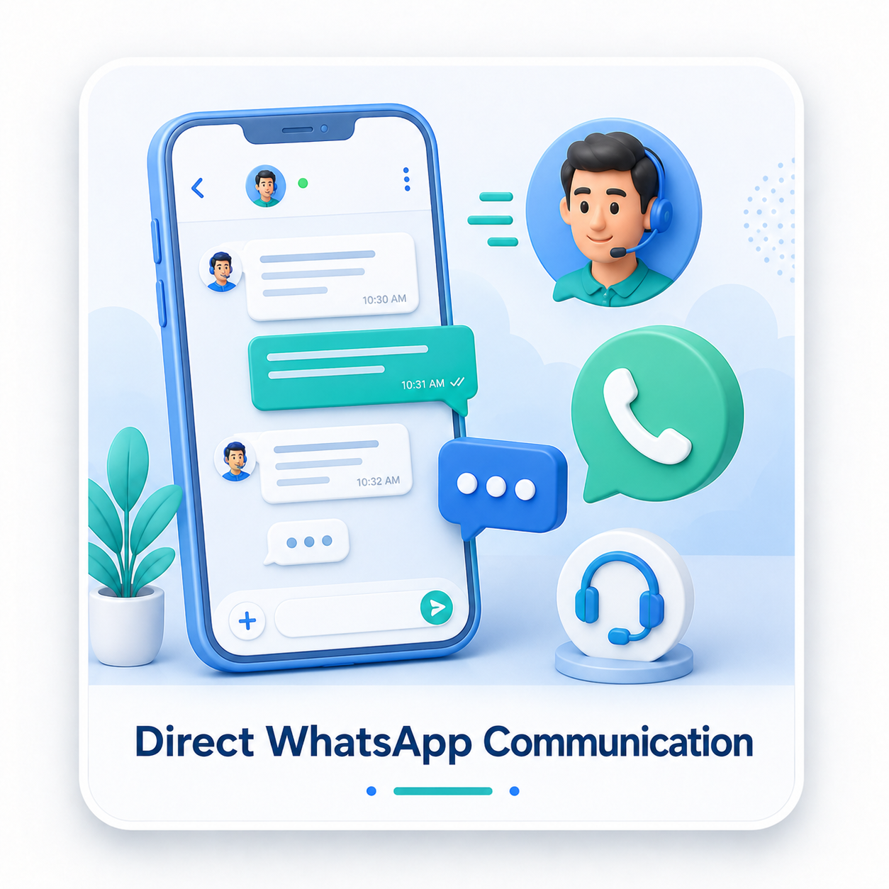 Direct WhatsApp Communication